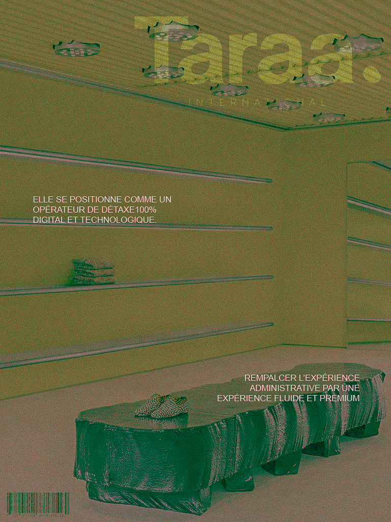 Application TARAA — affiche boutique