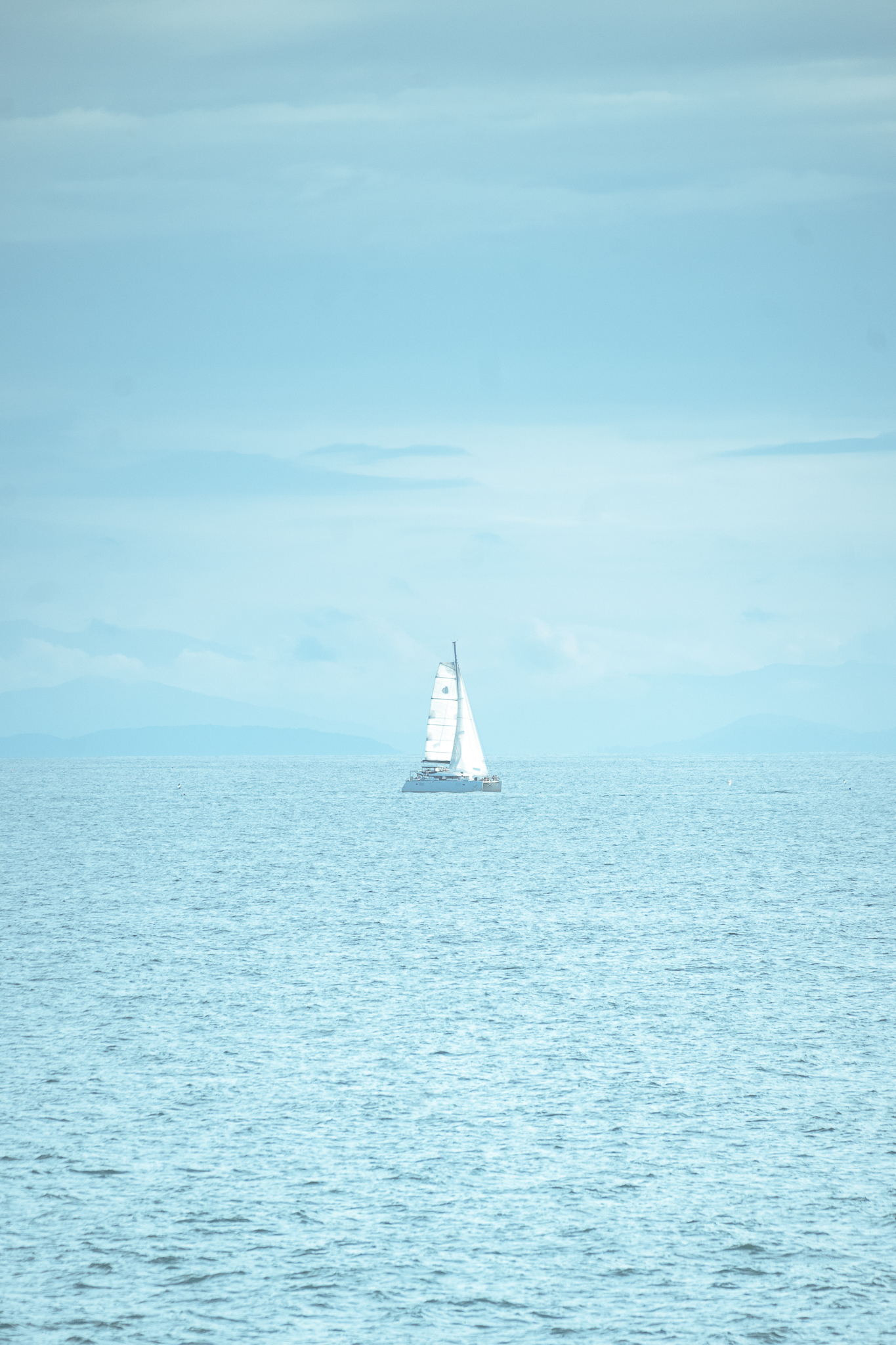 Voilier à l'horizon